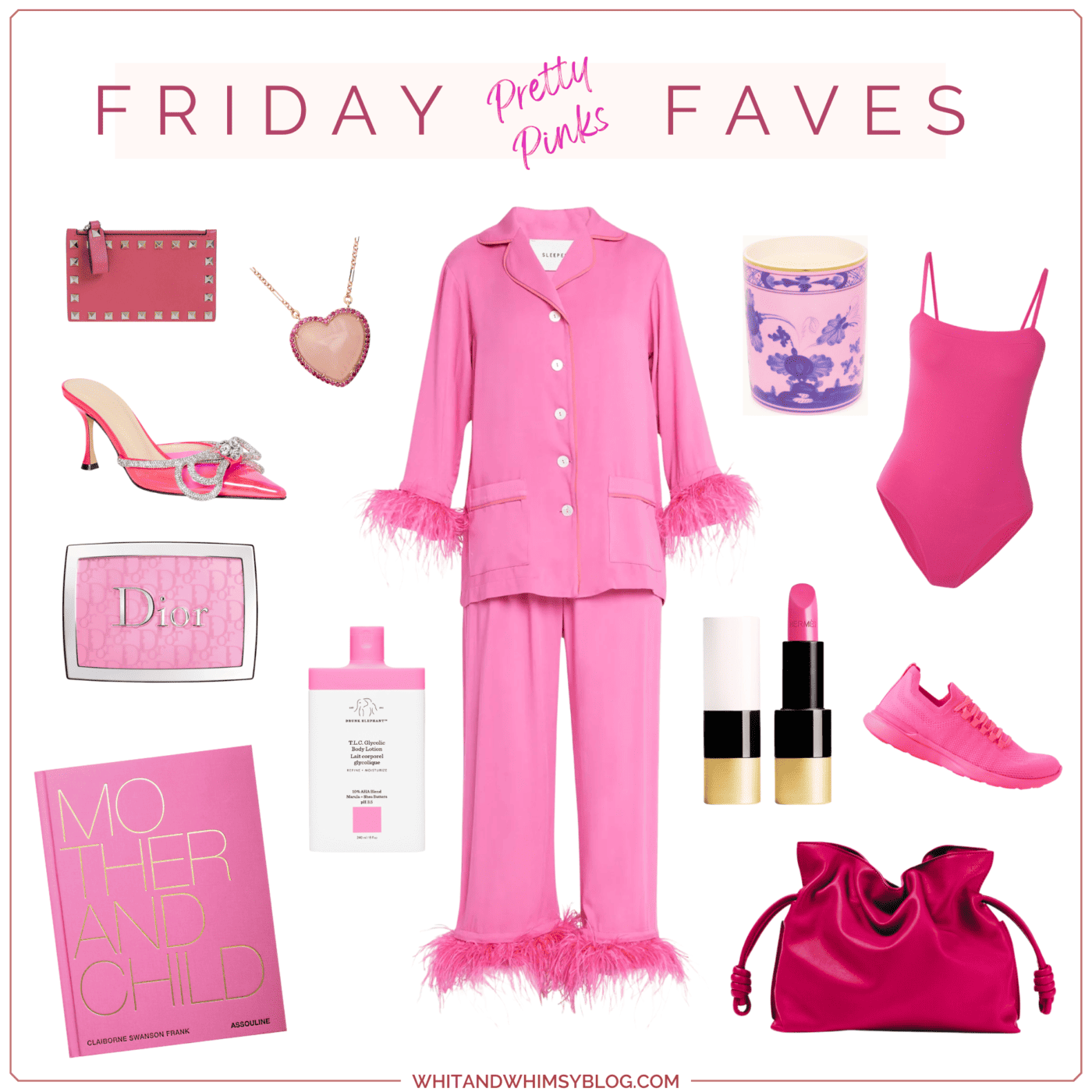 Pink Weekend Addition WHIT & WHIMSY • Friday Faves: Pretty in Pink